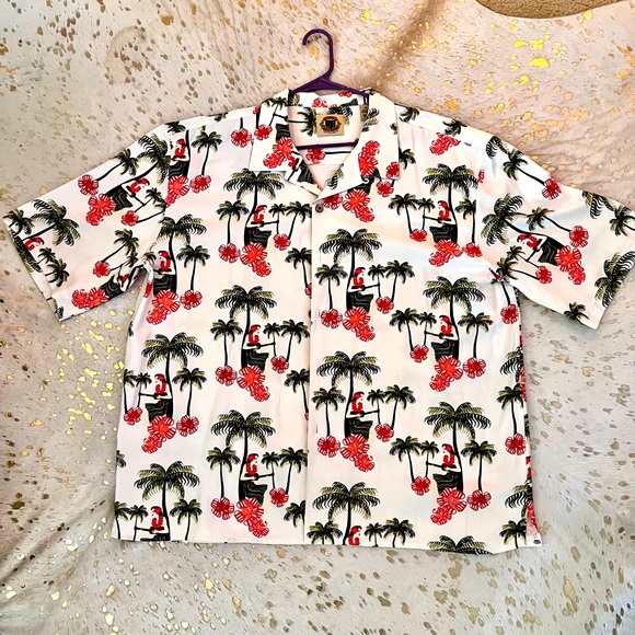 Pusser’s Other - Men’s Vintage Pusser’s West Indies Hawaiian Christmas Shirt